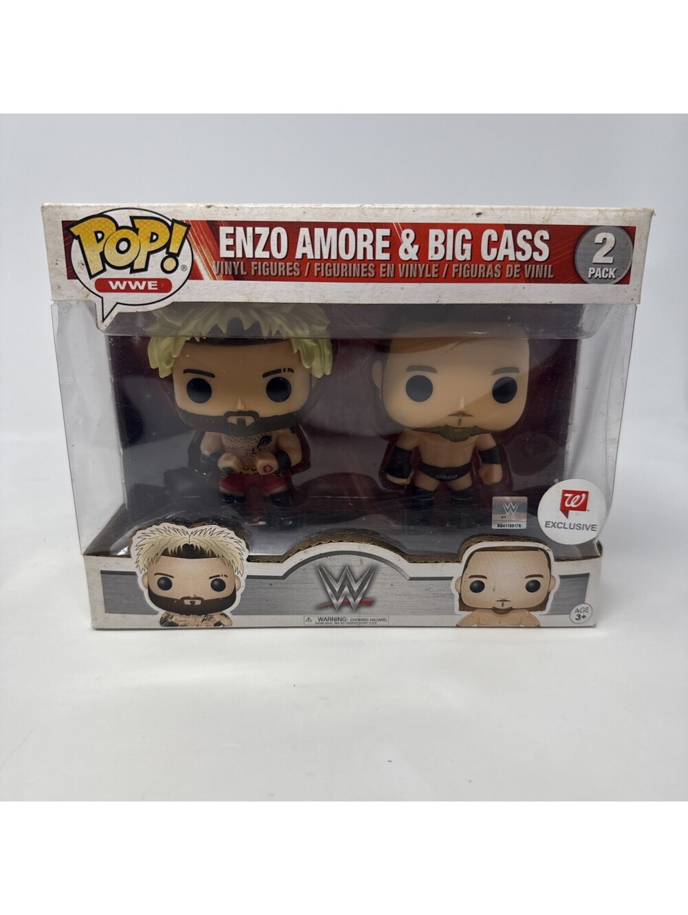 Funko POP! WWE Enzo Amore & Big Cass Walgreens Exclusive Vinyl Figure NOT MINT